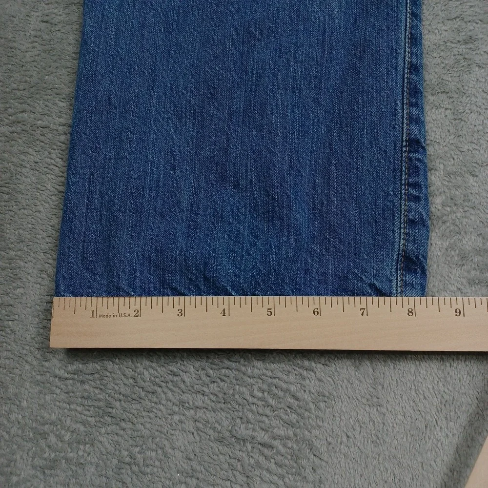 Polo Ralph Lauren Jeans Mens 40x32 Blue Denim Hampton Relaxed Straight Casual